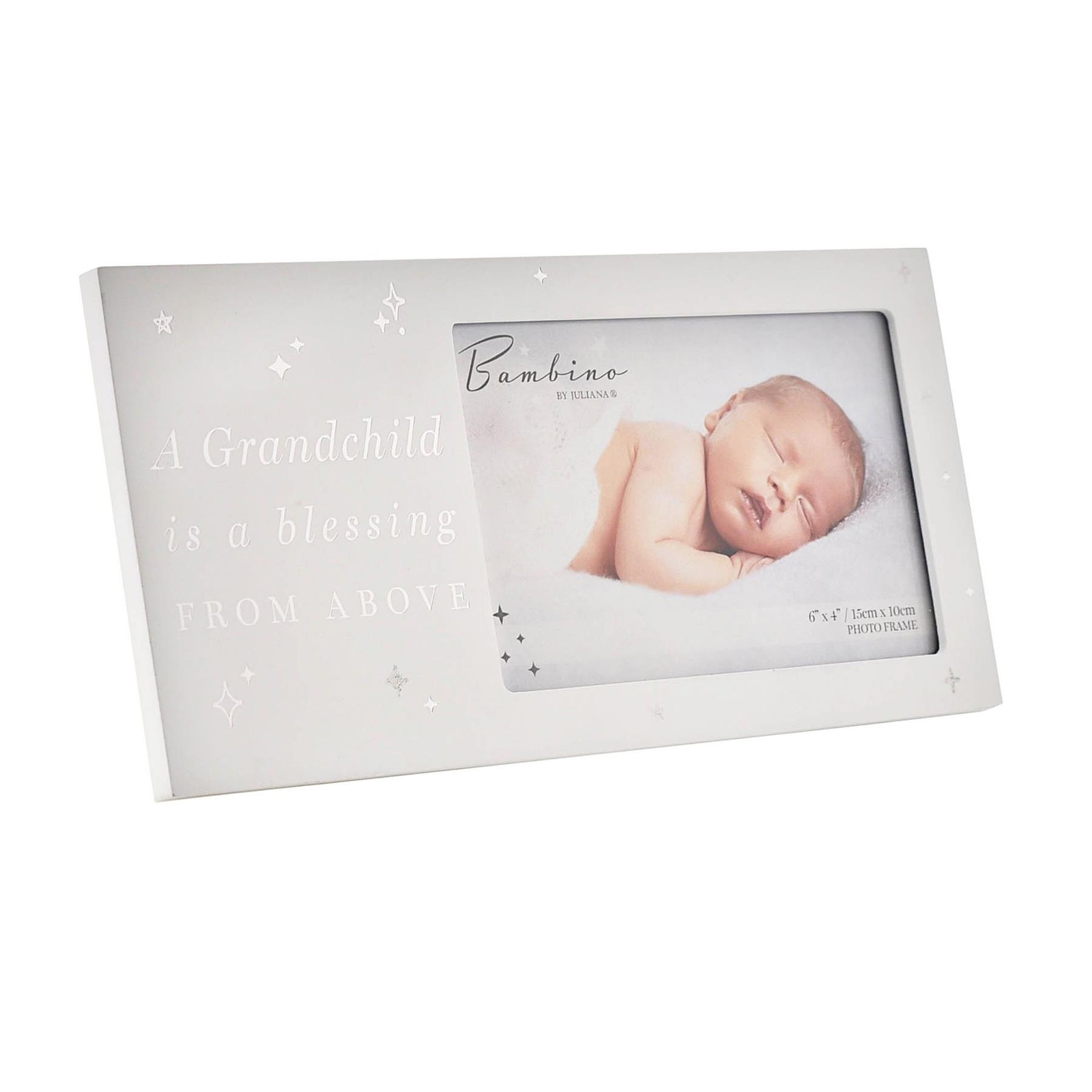 Bambino Wooden Grandchild Photo Frame 6' X 4' with Wording - Image 2