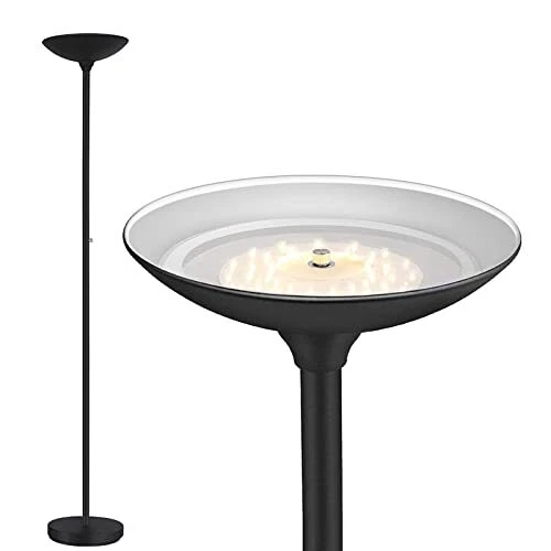 Led torchiere floor lamp cheap dimmable