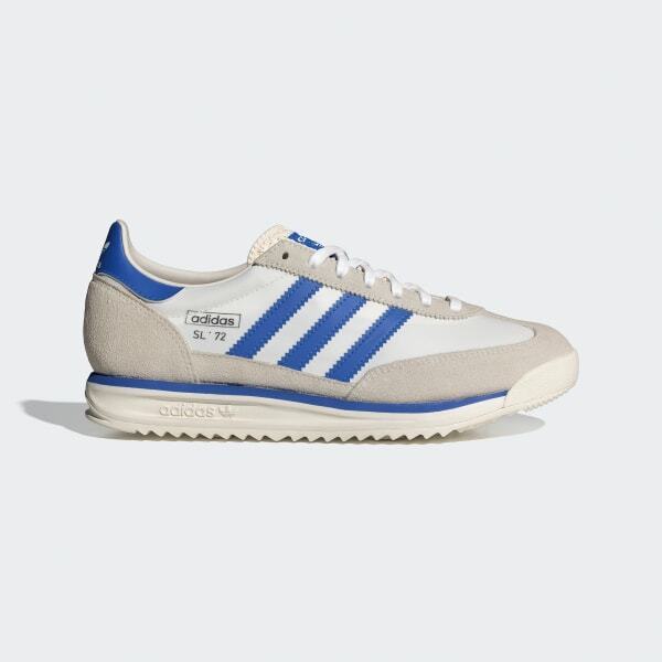adidas Originals SL72 Rs Chalk White Blue Cloud White JH8644 adidas Originals SL72 Rs Chalk White Blue Cloud White JH8644