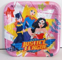 Justice League Girls Large Plates (8ct) on sale Justice League Girls Large Plates (8ct) on sale