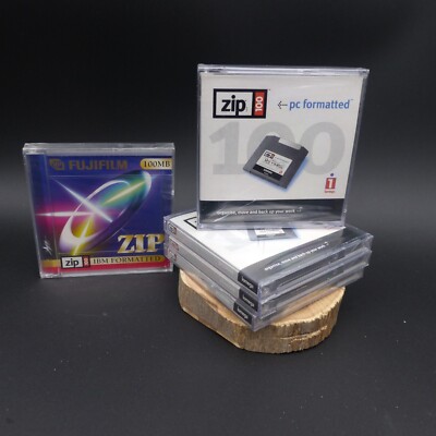 iomega Fujifilm ZIP Disk 100MB 5er Pack - Sealed - Neu
