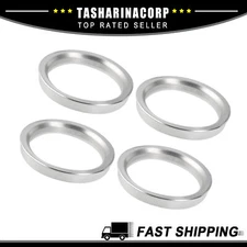 Piece of 4 72.6mm to 60.1mm Aluminium Alloy Hub Centric Rings Wheel Bore Spacer