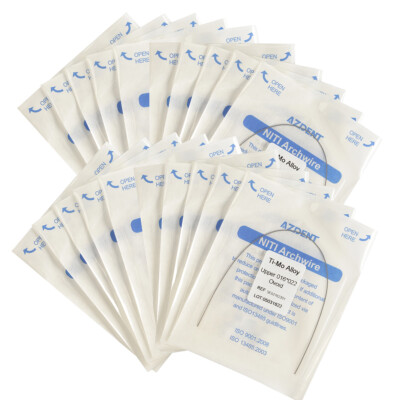 AZDENT Dental Orthodontic TMA Titanium Beta Ti-Mo Alloy Rectangular Arch Wires 