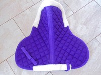Excellent Quality Faux Sheepskin Half Saddle Pad One Size Excellent Quality Faux Sheepskin Half Saddle Pad One Size
