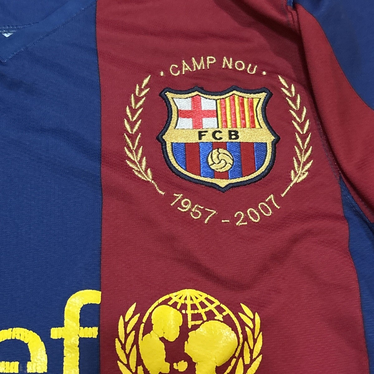 Barcelona Jersey 2007 2008 Home Size XL Shirt Soccer Nike
