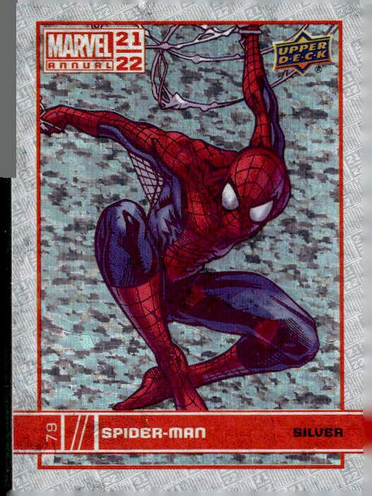 2021-22 Upper Deck Marvel Annual #79 Spider-Man Silver