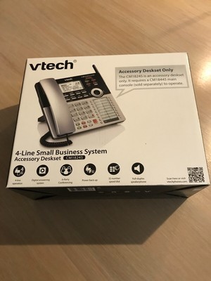Vtech CM18425 4 Line Business Phone Wireless Desk Extension REQUIRES CM18445