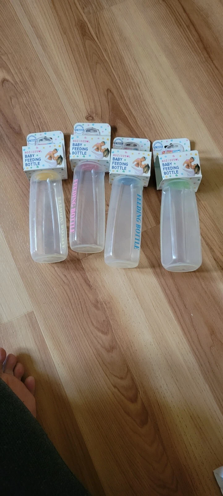 Baby Time Feeding Bottle 8 Oz Assorted Color Lot Of 41 Pcs