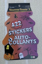 NOS Halloween Sticker Book - 422 PCs. Foil & Matte.