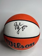 Jackie Young Signed Wilson WNBA Aces Basketball PSA AN74927