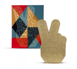 Shepard Fairey Peace Fingers | eBay