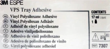 3M ESPE 7307 VPS Vinyl Polysiloxane Tray Dental Adhesive 17 mL Bottle