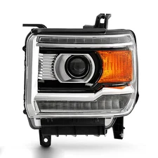 HID/Xenon Headlight For 2016-2019 GMC Sierra 2500HD 3500HD w/LED DRL Left Driver