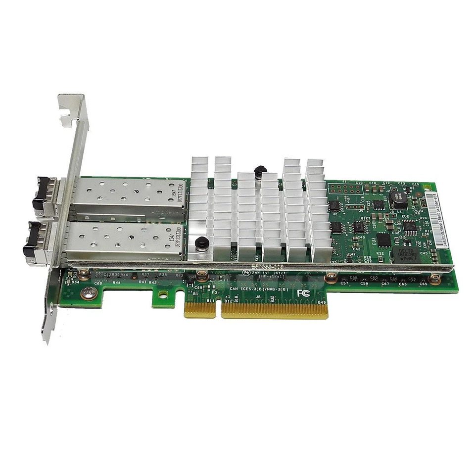 HP 560SFP+ Adattatore Server Dual Port 10GbE 669279-001 +2x HP10Gb SR SFP+ FP - Immagine 3 di 3
