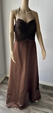 Alfred Angelo Bridesmaid Dess Brown 12 Expresso Formal Gown NEW with tags