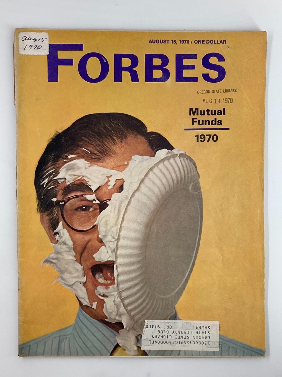 VTG Forbes Magazine August 15 1970 The 15th Annual Mutual Fund