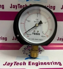 TESS EN 837.1 PRESSURE GAUGE 0 TO 28 PSI