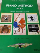 CHARLES AND JAQUELINE PIANO METHOD BOOK 3