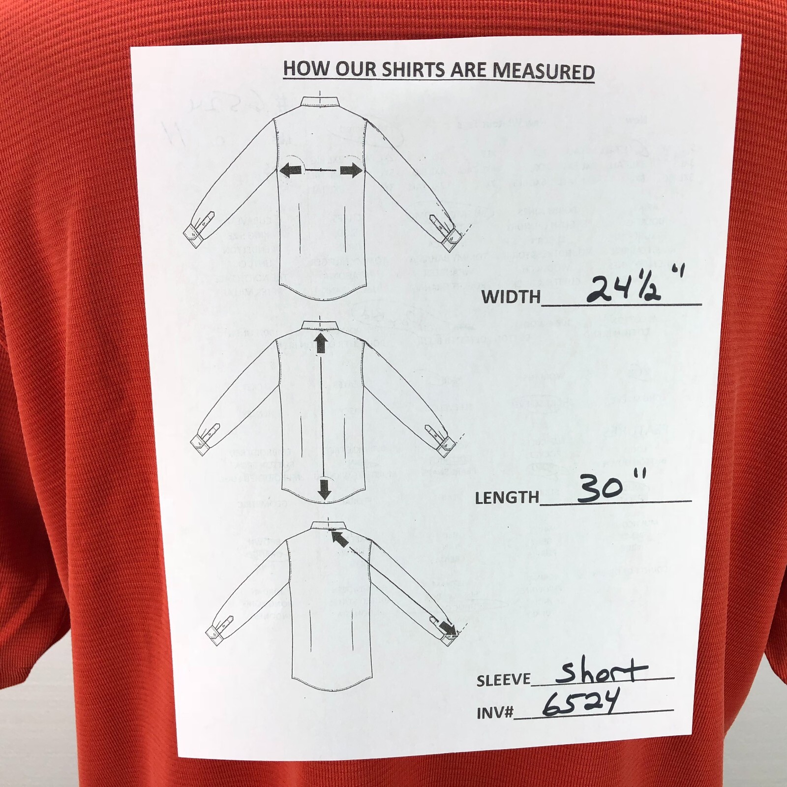 Bugatchi Uomo L Large Solid Orange Short Sleeve B… - image 6