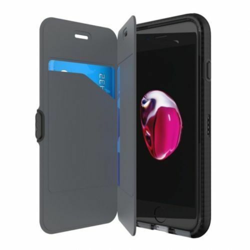 Apple iPhone 6 6s 7 8 se 4.7" tech21 funda abatible impactología libro evo cubierta billetera - Imagen 2 de 8