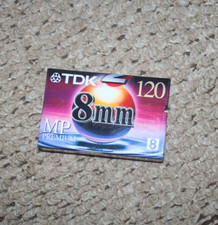 TDK 8mm Blank Tape MP PREMIUM 120 High Output  NEW SEALED
