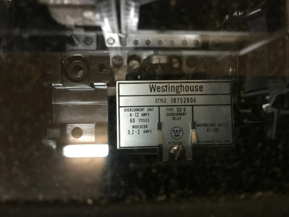 NEW IN BOX WESTINGHOUSE 4-12AMP OVERCURRENT RELAY CO-9 - Image 3 of 3