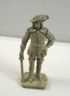 KINDER METAL FRENCH MUSKETEER FIGURE 3 BRASS