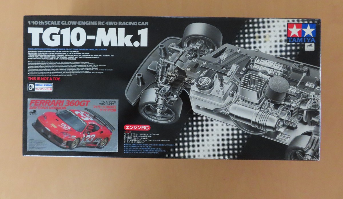 Tamiya RC Kit 1/10 Ferrari 360GT Glow Engine TG10-Mk.1 Tamiya RC Kit 1/10 Ferrari 360GT Glow Engine TG10-Mk.1
