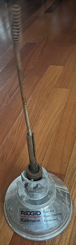 RIDGID KOLLMANN DRAIN CLEANER, HAND HELD spinner aluminum body