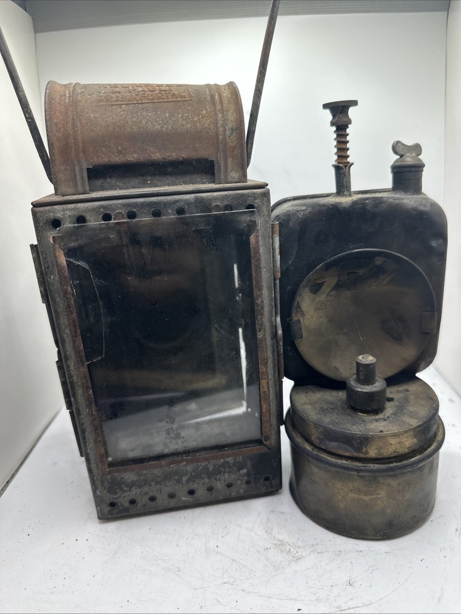 WWII Wupperdal German Railroad Signal Light Hand Lantern Train