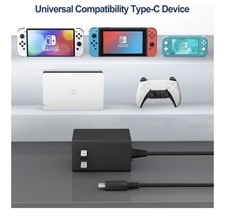 Charger for Nintendo Switch,39w AC Power Supply Adapter 15V 2.6A Fast USB C