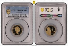 1995 $2 Two Dollar Coin - PCGS PR69DCAM Proof - Queen Elizabeth II
