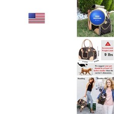 Adriene's Choice Luxury Pet Carrier, Puppy Small Dog Carrier, Cat Carrier Bag