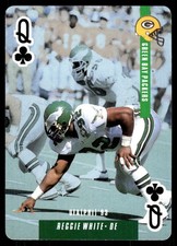 Reggie White 1993 U.S. Playing Cards Ditka's Picks #Qâ™£ Packers FREE SHIPPING