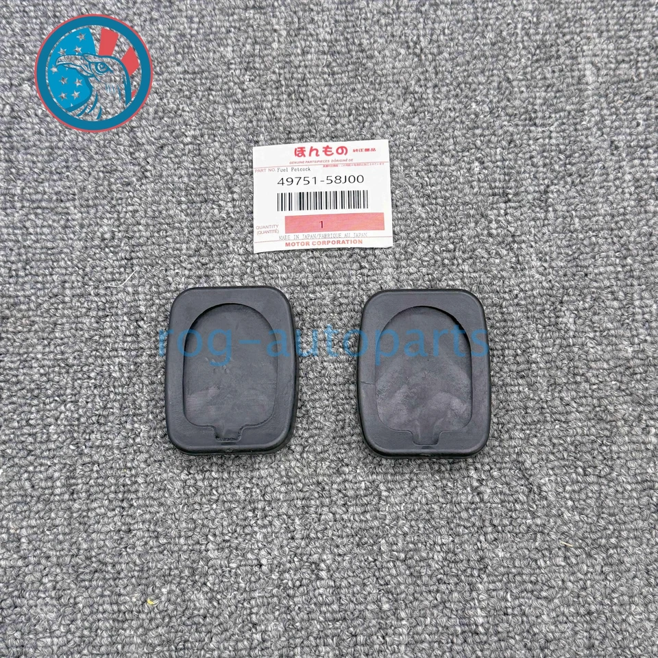 2x Brake Clutch Pedal Pad Covers for Suzuki Swift Samurai Sidekick Geo Metro USA Foto 3 de 4