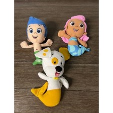 Nickelodeon Bubble Guppies Molly, Gil, Puppy Plush Set
