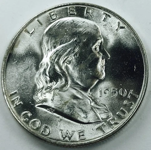 *1950 D FRANKLIN HALF DOLLAR* *MS++* NR #P2491