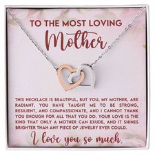 To My Mom Love Knot Necklace, Gift from Daughter or Son, Meaningful Jewelry for