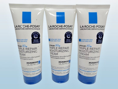 LA ROCHE POSAY LIPIKAR AP+M TRIPLE REPAIR MOISTURIZING CREAM 2.53OZ EXP:2028 3PC