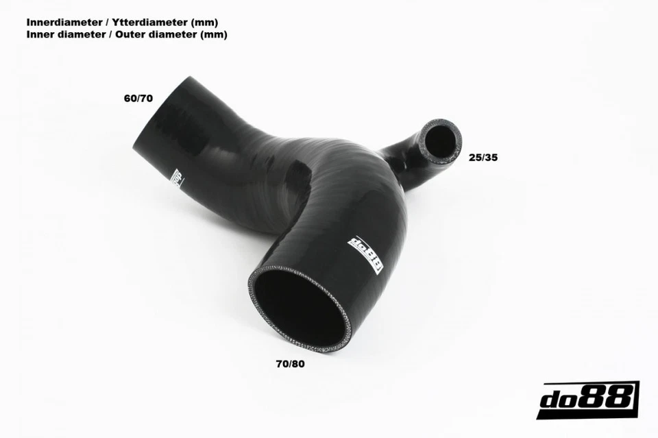 Volvo 740/760/780 Turbo 1983-1989 Inlet hose Blue                      - Imagen 2 de 2