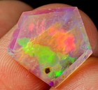 3Ct African Crystal Opal Play Of Color Facet Cut QSL1015 — photo 1