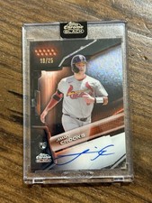 2026 Topps Chrome Black Jimmy Crooks Orange Rookie Refractor Auto RC • 18/25