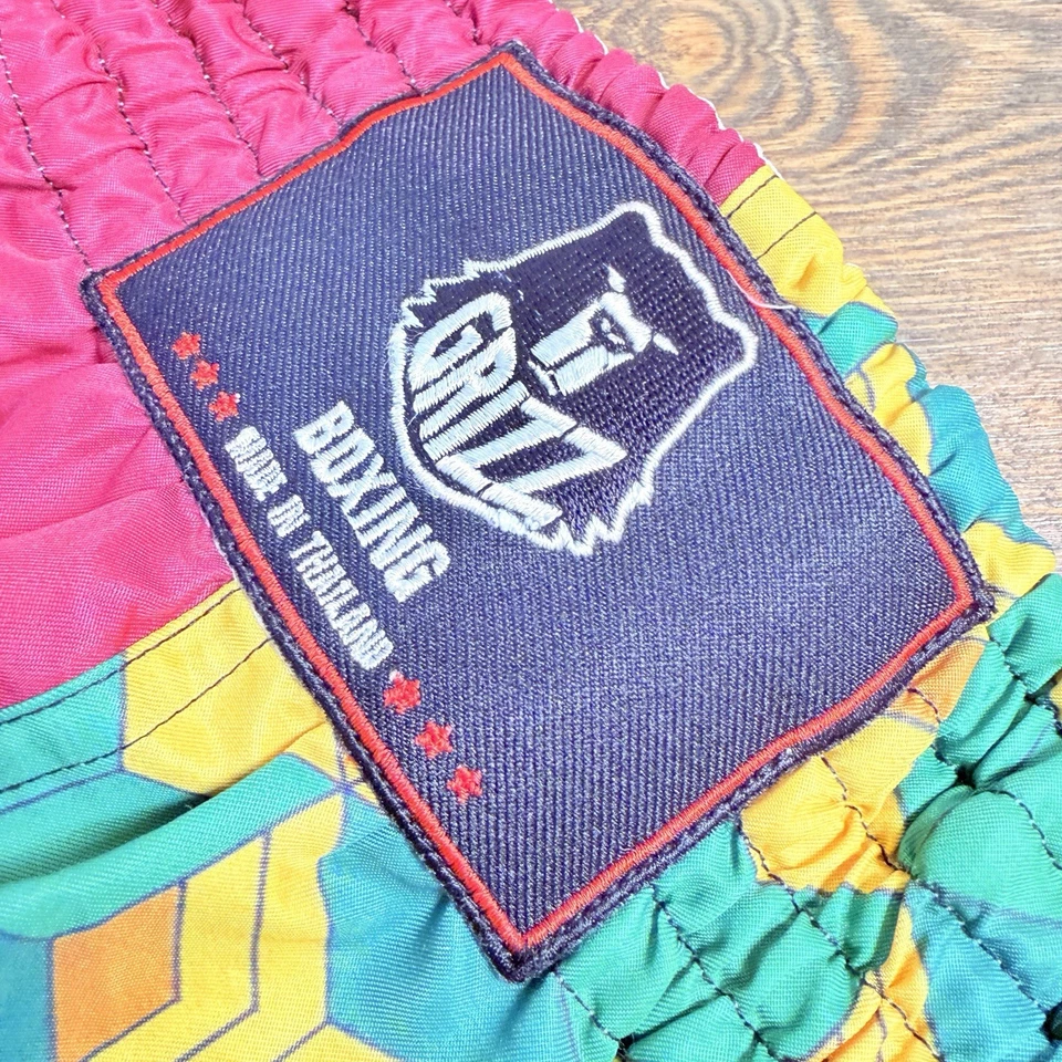 Grizz Thai Boxing Shorts Multi Color Sz 2XL - Image 2 of 4
