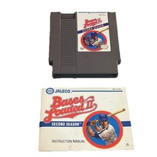 Bases Loaded 2 Second Season (Nintendo NES, 1989) w Original Manual Video Games