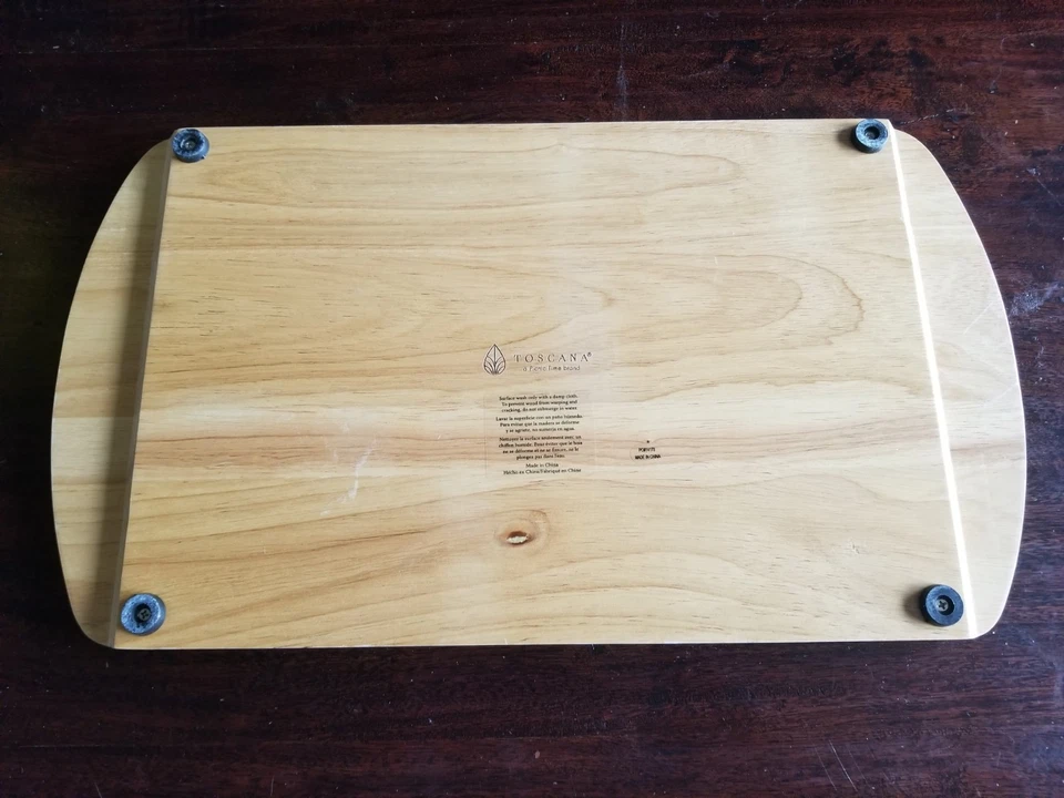 Toscana a Picnic Time Brand Billboard Serving Tray with Glass Top US FLAG - Image 4 of 4