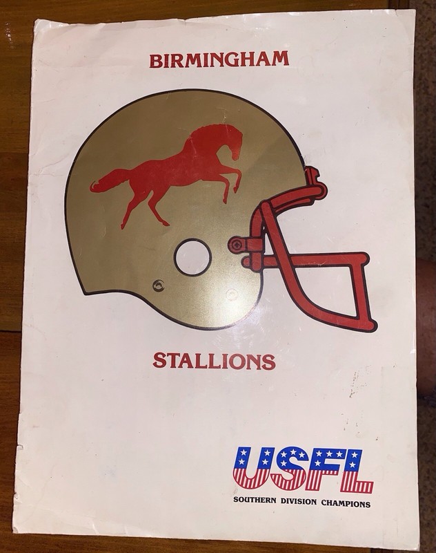 Birmingham Stallions 1985 Media Press Fan Kit Promotional Packet RARE! USFL