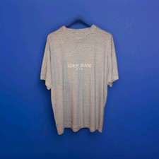 Vintage 1987 GUESS Georges Marciano Guess Stripped Tee Shirt Mens Med USA Made