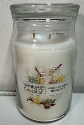 Yankee Candle Sweet Vanilla Horchata Candle 20oz NEW