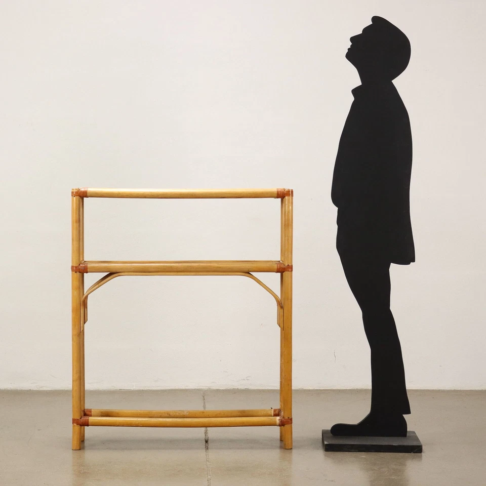 Vintage Möbel mit Regalen Italien 1980er Jahre Bambus Regale - Bild 2 von 4