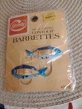Vintage Goody Hand painted Fish Barrets